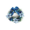 thumbnail image 1 of Decoraciones de Navidad Al Aire Libre Anillo de la Flor de Navidad, Colgante de Puerta, Colgante de Pared, Corona de Flores de la Vid, Gran Decoración de la Escena, Arco de Imitación Hecha a Mano, Cor, 1 of 6