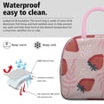 thumbnail image 3 of Lunch Bag Lunch Box for Women Reusable Insulated Lunch Bags,Water-Resistant Strawberry Pattern Cooler Lunch Tote Bag, Large Capacity for Work Travel Picnic, 3 of 6