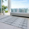 thumbnail image 6 of Addison Rugs Chantille Indoor/Outdoor Transitional Geometric Silver Washable Rectangle Rug, 5' x 7'6", 6 of 6
