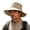 Khaki, variant on Lanyiu Men Wide Brim Breathable Bucket Hat Packable Boonie Hat Outdoor Fishing Hiking Sun Cap