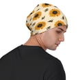thumbnail image 4 of Naloa Sunflowers And Bee Soft Beanie Hat, Knit Beanie Daily Beanie in Fine Knit for Women Men Winter Travel, Outdoor, 4 of 7