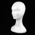 thumbnail image 2 of White Foam mannequin Head for Holding Hats Lightweight and Strong Display Model 6.3 Inches, 2 of 8