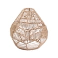 thumbnail image 1 of Cuerda retro, colgante de ratán, pantalla de lámpara colgante, para sala de estar, elegante, duradera 26x26x6.5CM, 1 of 9