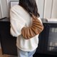 thumbnail image 4 of Bolso plisado axila nueva moda bolso mensajero de PU moda de verano bolso de hombro para citas, 4 of 5