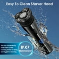 thumbnail image 4 of Nicebay Electric Razor, Electric Shavers for Men, Wet/Dry Shaver LED Display/Travel Lock/Type C/Ipx7, 4 of 9