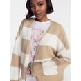 thumbnail image 4 of No Boundaries Women's Open Front Cardigan, Women's XXS-4X, 4 of 5