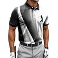 thumbnail image 2 of Fnnxeal Mens Polo Shirts Summer Casual Short Sleeve Graphic Golf Collared Polo Black Shirts for Men Size 5XL, 2 of 5