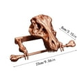 thumbnail image 3 of FNGZ Home Textile Storage Clearance Promo Dinosaur Tissue Holder Toilet Paper Holder Bathroom Storage Rose Gold, 3 of 9