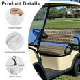 thumbnail image 6 of Uorisanigo Golf Seat Cushion Easy to Install Front Seat Covers Ethnic Geometric Aztec Tribal Anti-Hot Golf Cart Replacement Front Seat Golf Cart Accessories for Most 2 Passenger Club Car, 6 of 7