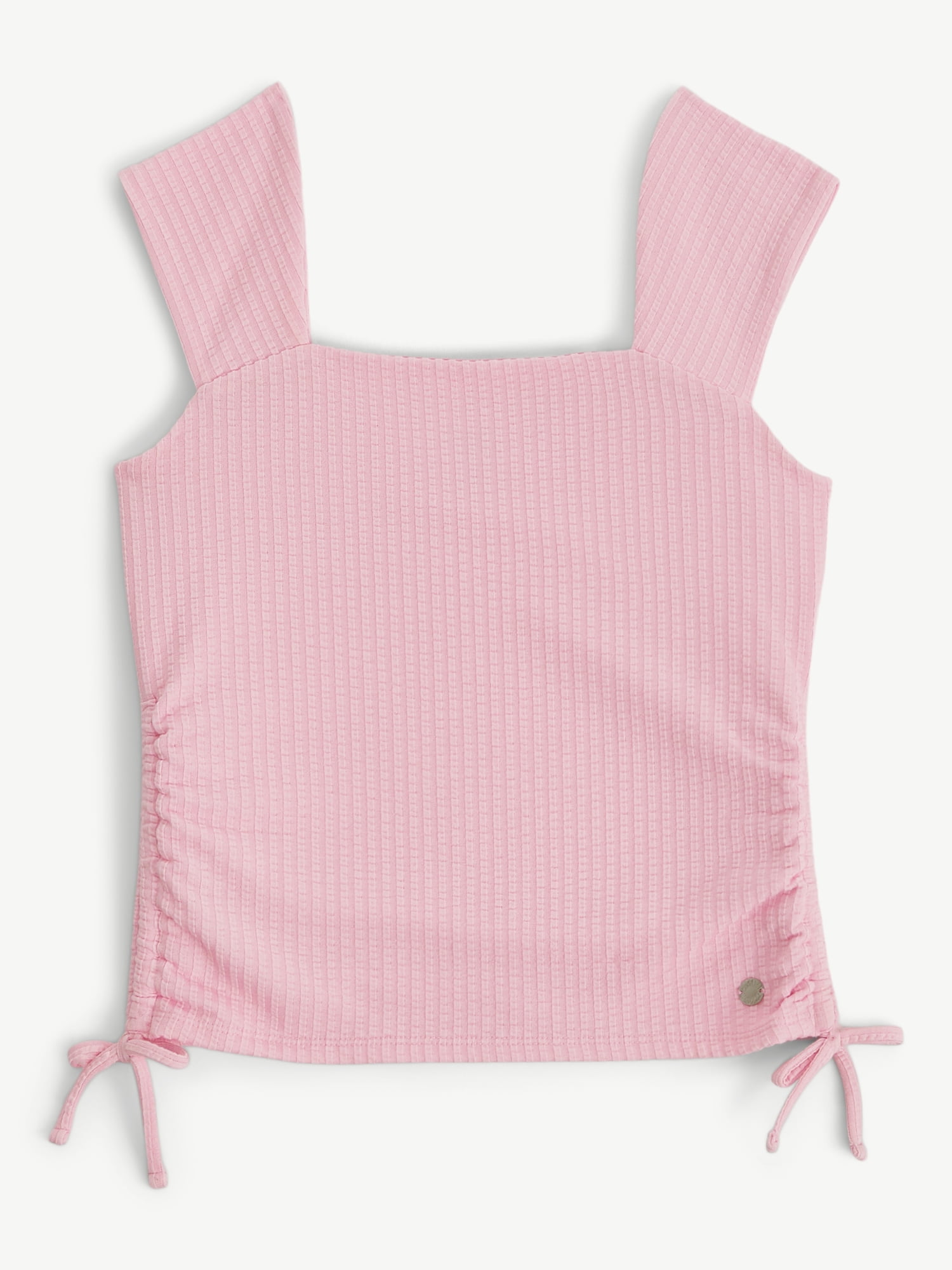 Justice Girl's Cap Sleeve Cinch Tee, Sizes XS - XLP
