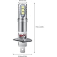 thumbnail image 4 of SPRING 2pcs H1 LED Car Headlight Bulbs Conversion Kit Fog Lamp DRL 6000K 160W 12000LM Super Bright Daytime Running Light H1, 4 of 8