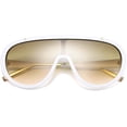 thumbnail image 3 of FEISEDY Lunettes de Soleil une Pièce Surdimensionnées Femmes Hommes Mode Verres Siamois Design Rétro B2580, 3 of 6