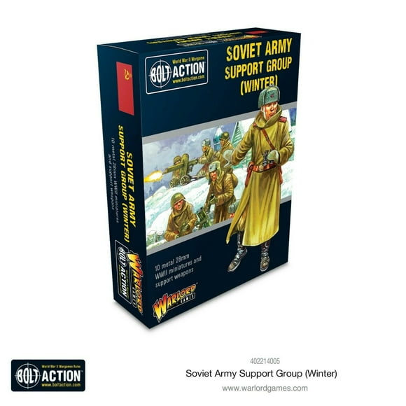 Bolt Action Soviet Army Support Group (Winter) New