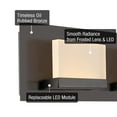 thumbnail image 2 of Kira Home Everett 48" 60W Integrated LED Bathroom / Light, Rectangular Acrylic Lenses, 3000k Light, Oil Rubbed Bronze, 2 of 8