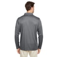 thumbnail image 2 of Team 365 TT51L Men's Zone Performance Long Sleeve Polo-Sport Graphite-4XL, 2 of 3