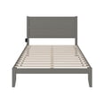 thumbnail image 3 of Rustic Ranch Grey Bed - Modern Platform Bed Frame - Solid Wood Bed - Bedroom Furniture, 3 of 6