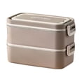 thumbnail image 1 of Baohd Portable Electric Lunch Box Food For Warm Meals Easy To Operate Lunch Container khaki No thermal bag, 1 of 6