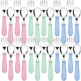 thumbnail image 1 of Juego de utensilios para niños pequeños Honeydak, 24 piezas, acero inoxidable, 1 of 7