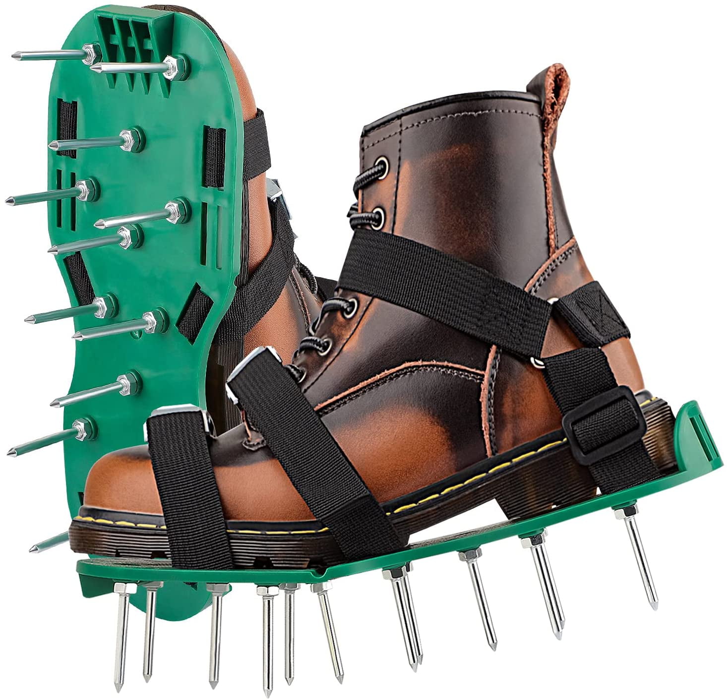 XGeek Lawn Aerator Shoes, Lawn Aerator Spike Shoes,Grass aerators with