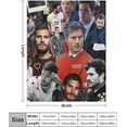 thumbnail image 2 of Jamie Dornan Blanket Throw Blankets Ultra Soft Flannel Lightweight Throws for Couch, Bed, All Seasons Use 30"*40"（76 * 100cm）, 2 of 6