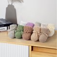 thumbnail image 2 of Fangool Zapos para recién nacidos | Botitas de punto suave | Un abrazo suave para los pies de tus peques | Zapos cálidos, cómodos y ligeros para niños y niñas (blanco y rosa, 0-6 meses), 2 of 5