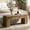 Brown, variant on Fnova 47" Wooden Entryway Bench, Farmhouse Wooden Shoe Bench, Indoor End of Bed Stool for 1-2, Long Kitchen Table Seat Dining Seat for Entryway, Hallway, Living Room