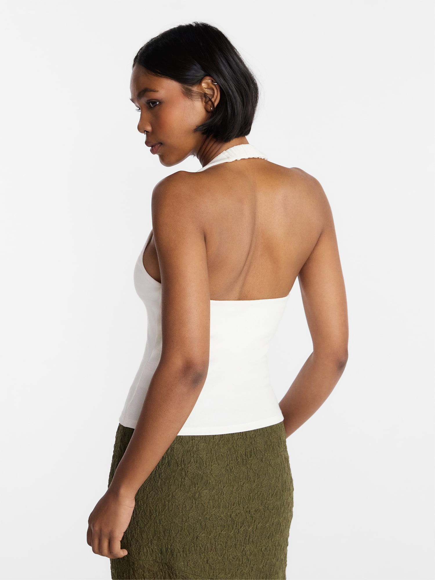 No Boundaries Grommet Halter Top, Women's XXS-XXL