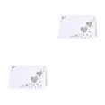 thumbnail image 2 of Redempat 1/2/3/5 50pcs Add Touch Of Sophistication With Heart Hollow Table Namecards Empty white 2PCS, 2 of 6