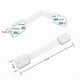 thumbnail image 2 of 6 Pack Cabinet Locks For Babies Safety Kit, Child Proof Cabinets Locks, Baby Proofing Latches For Cabinets And Drawers, Door,toilet, Fridge & More. Ad, 2 of 3