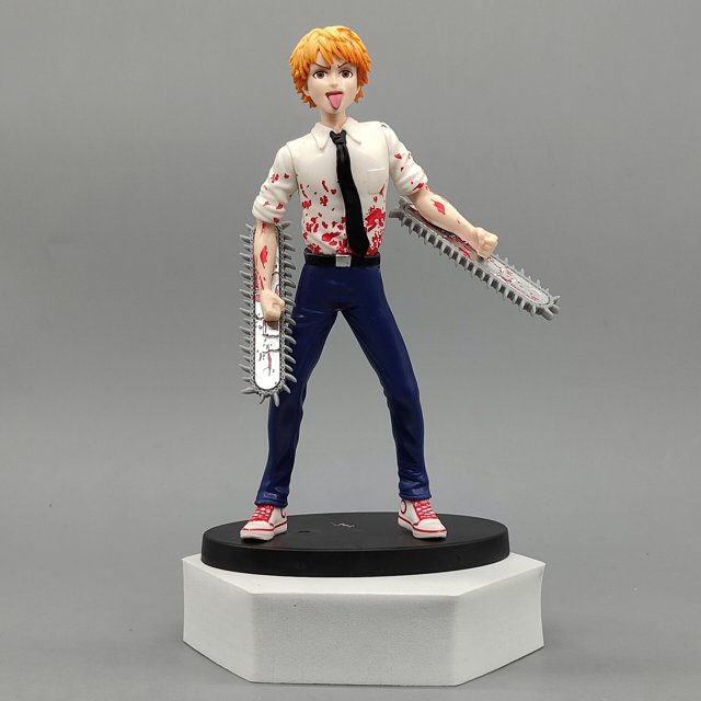 2022 nueva motosierra hombre Anime figura Denji Force Pochita Makima PVC 18,5cm figura de acción para niños regalozhangmengya zhangmengya unisex