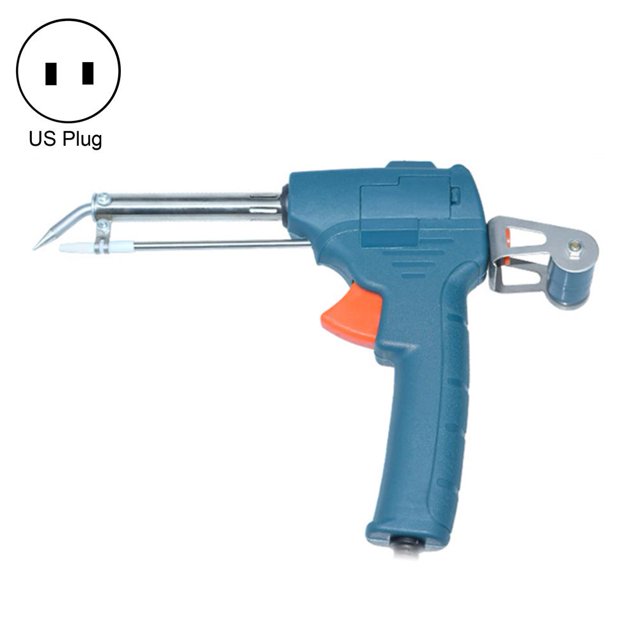 Pistola de soldadura eléctrica de 60 W, herramienta de reparación de soldador de estaño con envío automático (EE. UU.)