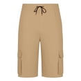 thumbnail image 3 of WOYY Boys Cargo Shorts Summer Casual Sports Soft Cotton Shorts with Pockets, Sizes 5-14, 3 of 4