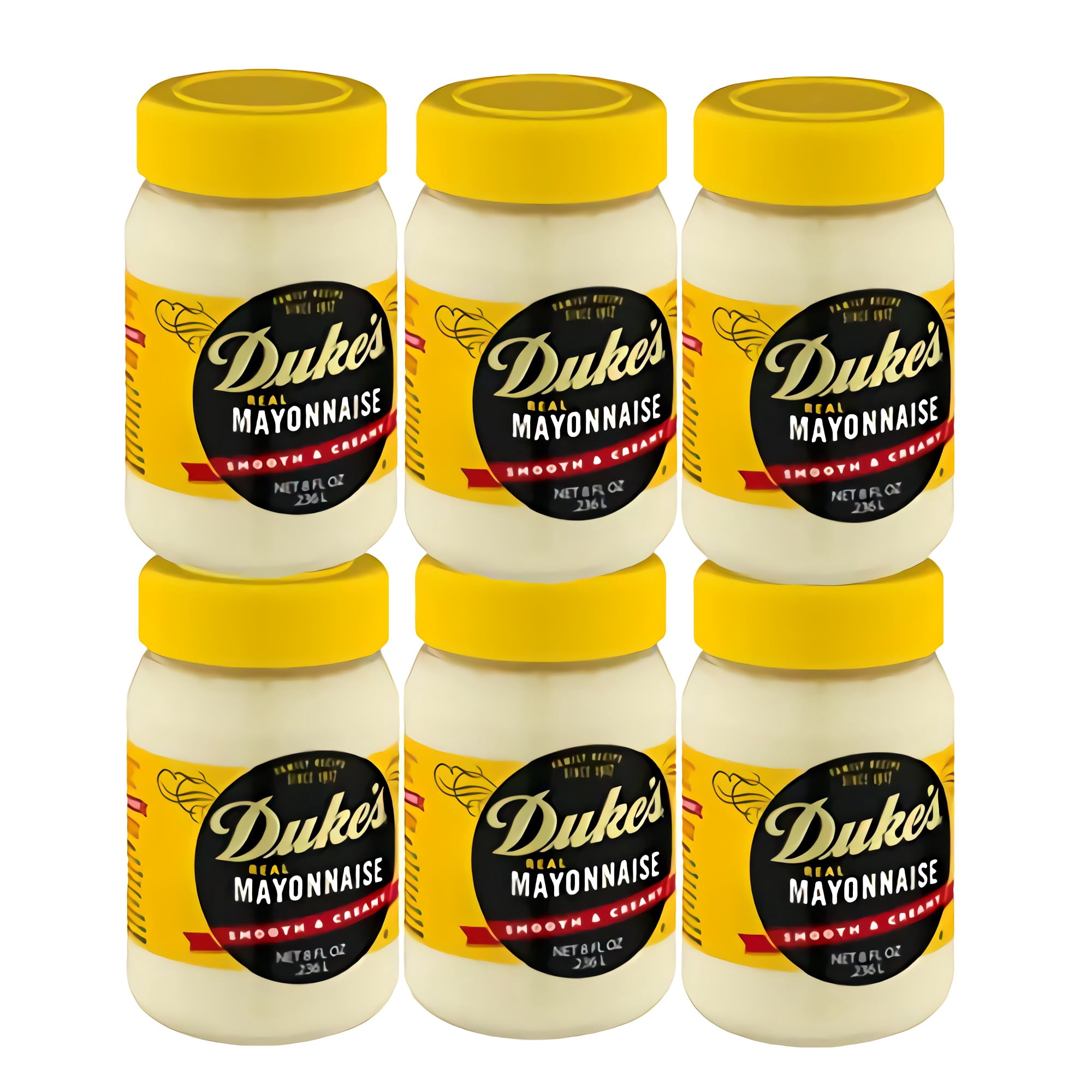 Smooth and Creamy Mayonnaise by Duke's, 8 Ounce (6 Pack)