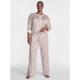 thumbnail image 2 of Joyspun Women's Cozy Lounge Collection Hacci Knit Sleep Pants, Sizes XS-3X, 2 of 6