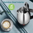 thumbnail image 3 of Electric Kettle,2.0L Hot Water Kettle Electric,BPA-Free Stainless Steel Tea Kettle,Electric Kettles for Boiling Water with Fast Boil, Auto Shut-Off & Boil Dry Protection, 3 of 8
