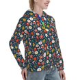 thumbnail image 6 of Xecao Holiday Christmas Cookies Pattern Hoodies for Women Sweatshirts Long Sleeve Sweatshirts Pullover Outfits with Pocket-XX-Large, 6 of 7