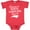 Vintage Red, variant on Inktastic Someone in North Carolina Loves Me Boys or Girls Baby Bodysuit