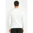 thumbnail image 2 of Cottonbell Men's Classic Waffle Knit Mid-Weight Cotton Long Sleeve Light Thermal T-Shirt Top, 2 of 3