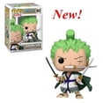 thumbnail image 2 of 2025 Figuras de acción de dibujos animados de la serie FUNKO Pop ONE-PIECE, Roronoa Zoro, modelo de colección de 15 estilos, para decoración, 2 of 5