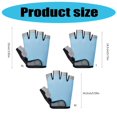 thumbnail image 5 of Half Finger Gloves Sun Protections Breathable Design Comfortable Fit Nonslip Grip, 5 of 8