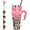 pink glitter leopard, variant on 40 oz Tumbler with Handle and Straw Leak Proof 40oz Pink Leopard Glitter Cup Insulated Stainless Steel Coffee Travel Mug Leopard Stuff Gift for Women