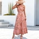 thumbnail image 4 of Vestido estampado de lazo de cuello sin espalda sexy de verano para mujer OAVQHLG3B Store  lin121212, 4 of 5