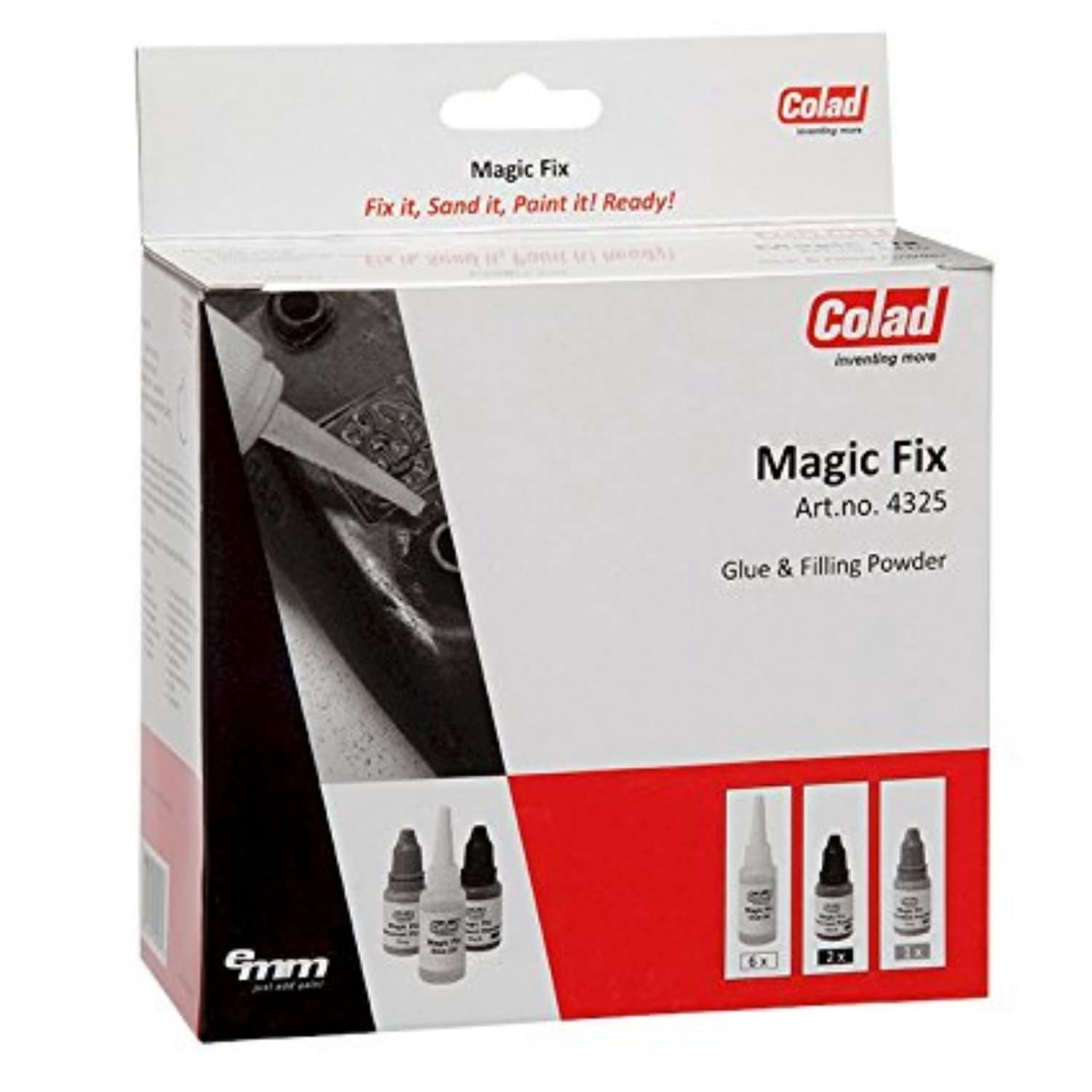 Colad Magic Fix Glue and Bonding Powder Filler Multipurpose Repair Kit 4325