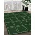 thumbnail image 3 of Ahgly Company Machine Washable Indoor Rectangle Transitional Jungle Green Area Rugs, 8' x 10', 3 of 7