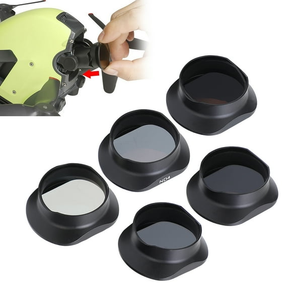Drone Camera Lens Filter Set, Optical Glass ND4 ND8 ND16 ND32 CPL Filter Kit Hardened Oilproof For FPV Drone