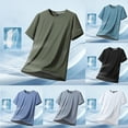thumbnail image 5 of NIEWTR Mens Workout Athletic Shirts Moisture Wicking Running T-Shirts Breathable Short Sleeve Gym Tee（Blue,5XL), 5 of 7