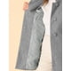 thumbnail image 5 of Abrigo De Invierno Elegante PaMujer Abrigo Largo De Un Solo Pecho Con Cuello Alto En Mitad Del Muslo Gris M, 5 of 5