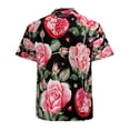 thumbnail image 3 of High Quality Hawaiian Shirts for Men Short Sleeve Aloha Beach Shirt Floral Summer Casual Button Down Shirts Blouses AJUZHN, 3 of 7