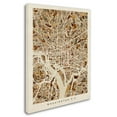 thumbnail image 2 of Trademark Fine Art "Washington DC Street Map 3" Canvas Art by Michael Tompsett, 2 of 3