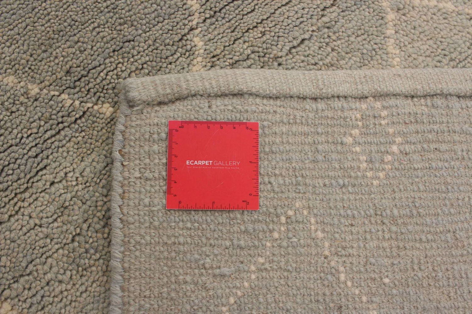 ECARPETGALLERY 5'2" x 8'0" Moroccan Tangier Hand-knotted Area Rug for Living Room, Dining Room and Bedroom in Grn